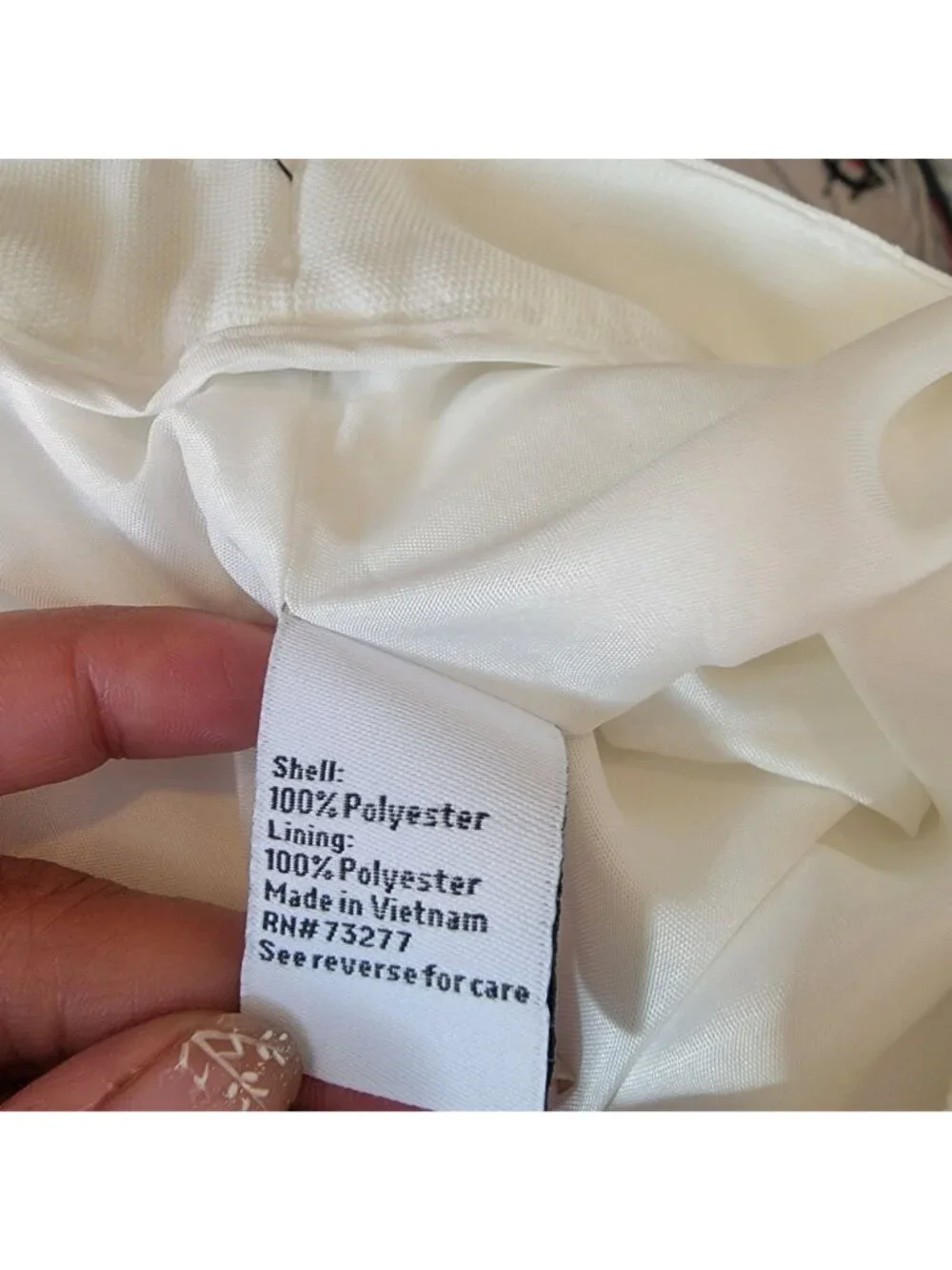 ⭐Nine West Sz S Women Pants Belted Tapered Ankle dress White summer lined Pants